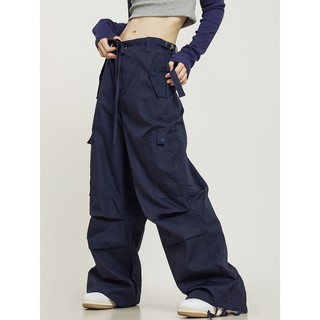 ESEA Unisex Hip-Hop Retro Nhiều Túi Quần Rời Để Mặc Thường Ngày