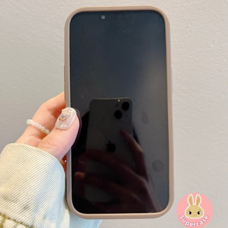 Ốp Điện Thoại Gấu Cười Dễ Thương Cho Redmi 15 15C 15R Note 15 14 14S Pro Plus Turbo 4 3 K80 Pro Ultra A5 5G 4G Vỏ Mềm 3D Cà Phê Vỏ Điện Thoại Chống Sốc