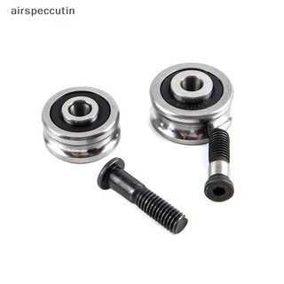 Airpeccutin SG15 SG20 SG25 SG66 + M5 M6 M8 Vòng bi ròng rọc thép vít Hướng dẫn theo dõi Con lăn EN