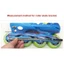 1 Cặp Lưỡi trượt hình nội tuyến, Lưỡi trượt băng bạc 253 / 290mm, Phụ kiện giày trượt ván thay thế bằng thép không gỉ