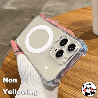 Vỏ Từ Tính Cho Infinix Note 40 Pro Plus 30 Hot 50 40 40i 30i 20 20i 20s 12i 12 Play 9 Pro 11 11s 10s 10T 10 8 Lite Vỏ Sạc Không Dây Trong Suốt Bốn Góc Vỏ Điện Thoại Mềm