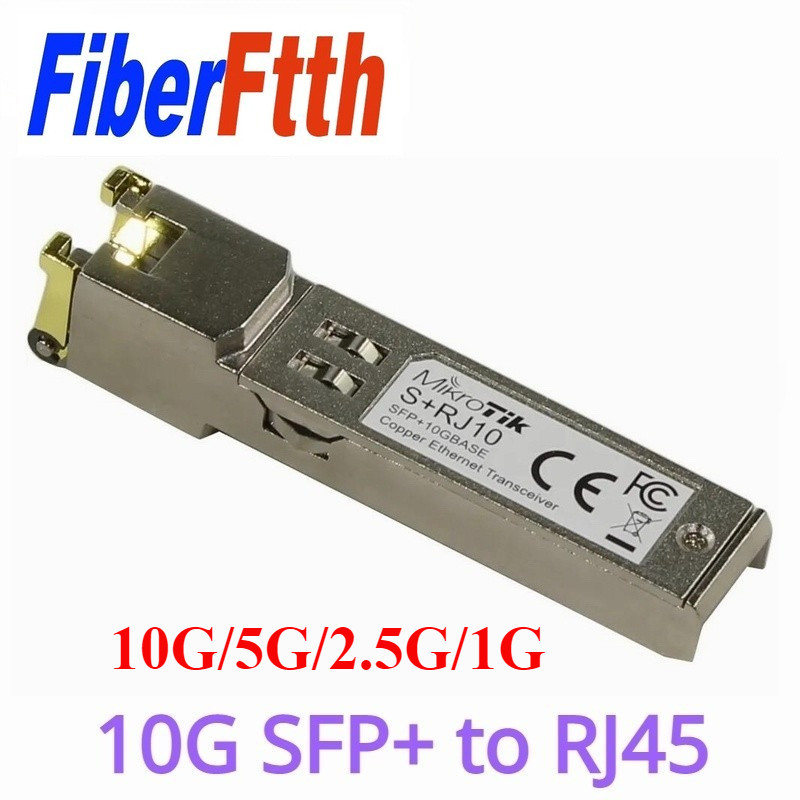 Mô-đun đồng thu phát Mikrotik 10G SFP + sang RJ45 SFP + và 2.5G 10 ...