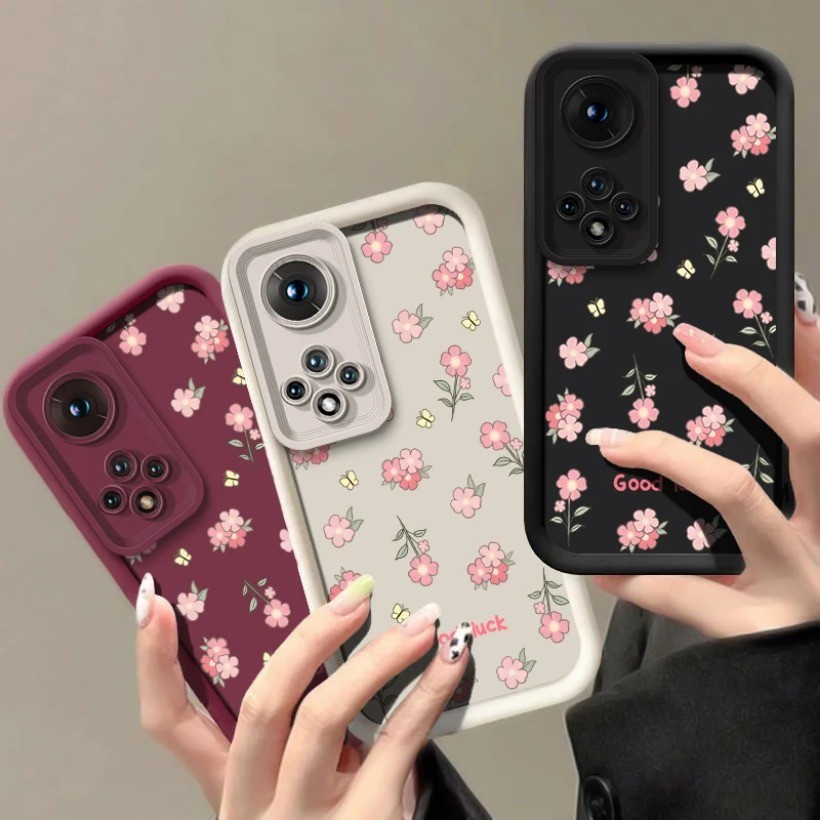 Ốp Lưng Hoa Cây Tương Thích Cho Honor 90 70 50 200 Pro 200Smart 200 Lite X7B 90 Lite Magic 5 4 Pro Vỏ Điện Thoại Mềm Chống Sốc Silicon