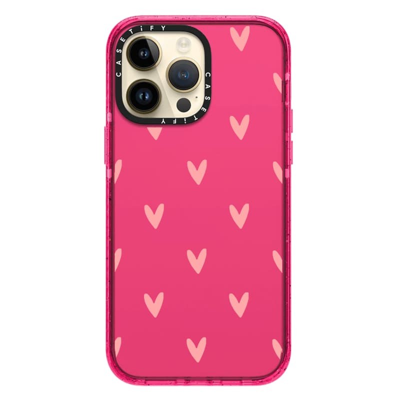 Casetify X Little Love Bubble Hồng Hút Từ Tính Cứng Acrylic Ốp Lưng Cho Apple IPhone 12 13 14 15 16 Pro Max Plus Có Hộp