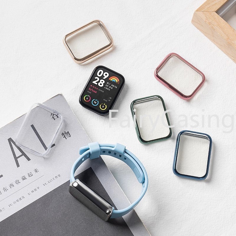 Full Cover Cho Xiaomi Mi Band 9 Pro TPU Mềm Toàn Diện Vỏ Bảo Vệ Ốp Lưng Cho Mi Band 9 8 Pro Phụ Kiện