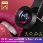 Ống kính điện thoại Macro INOVAGEN 120MM, Ống kính siêu Macro 10X có kẹp đa năng, Ống kính máy ảnh điện thoại cho Video ảnh, CPL và tùy chọn lọc ánh sáng sao — ảnh 2
