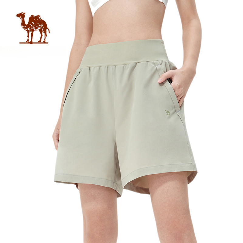 Ảnh Quần short thể thao CAMEL CROWN dáng rộng co giãn thoáng khí nhanh khô thời trang cao cấp cho nữ 1