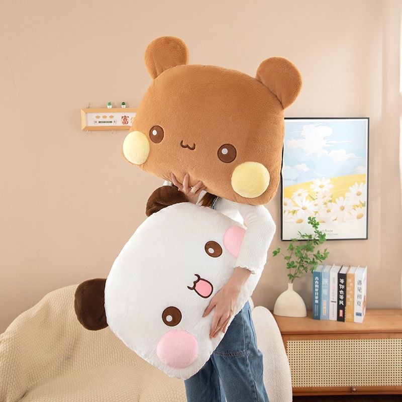 38cm Biểu Hiện Dễ Thương Gói Búp Bê Bubu Dudu Đồ Chơi Sang Trọng, Yier Gấu Trúc Đầu Lớn Búp Bê Mềm Nhồi Bông Trang Trí Đồ Chơi Trẻ Em