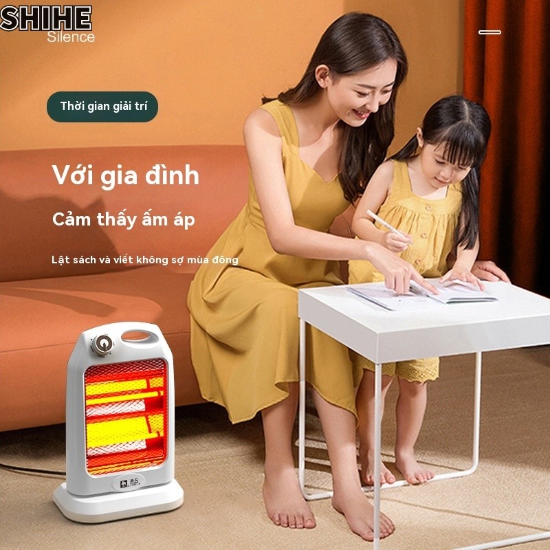 SHIHE Máy sưởi gia đình Máy sưởi điện Mặt trời nhỏ Máy tính để bàn nhỏ ...