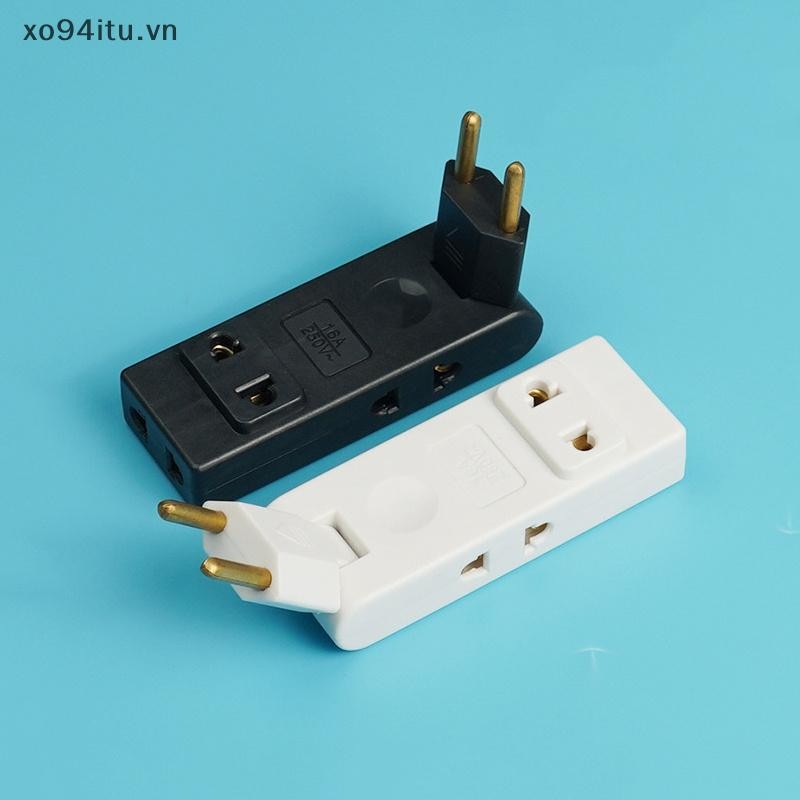 Xoitu 4 Trong 1 Ổ Cắm Tường Nối Dài EU Ổ Cắm 180 Độ Cắm Adapter Du Lịch Aadapter Di Động Power Chuyển Đổi VN