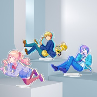 Kamishiro Rui Aoyagi Toya Đứng Anime Móc Khóa Akiyama Mizuki Nam Móc Chìa Khóa Cho Nữ Thời Trang Hình Acrylic Móc Khóa Mặt Dây Chuyền