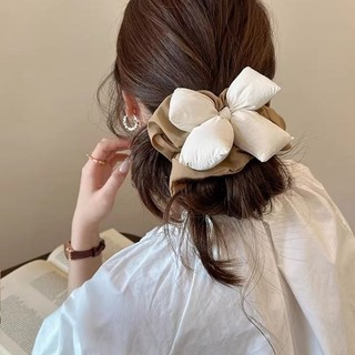 Thắt nơ lấp đầy cotton mùa hè, dây buộc tóc 2025 25.4.28
