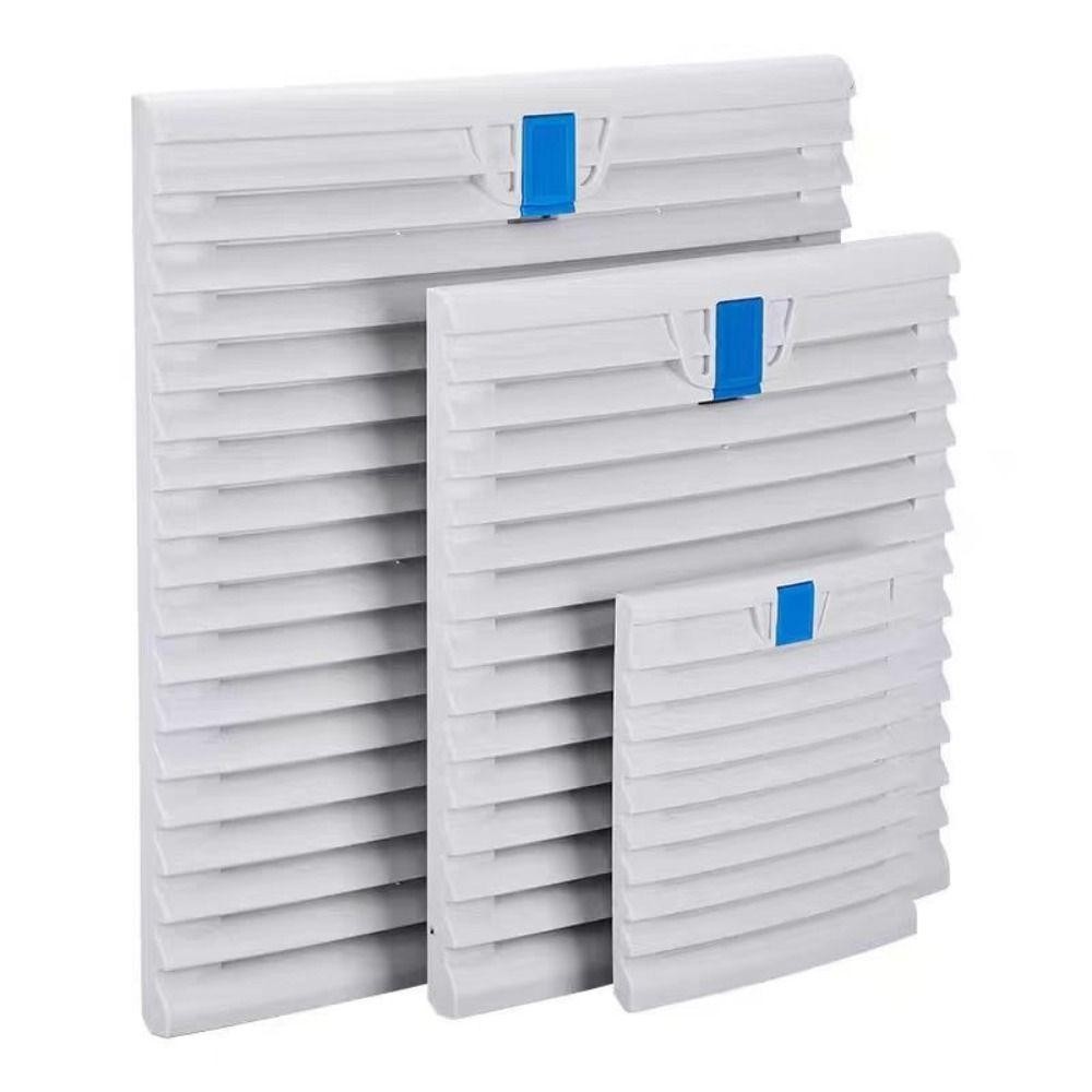 Lưới tản nhiệt quạt YMIFI, Bộ lọc thông gió tủ ABS màu trắng, Hệ thống thông gió không khí không có bộ lọc quạt