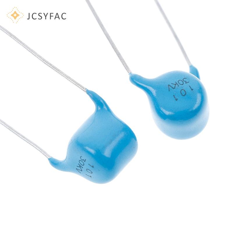 JCSYFAC 10 Cái 30KV 100P 100PF 101 tụ điện gốm cao áp 30KV 101K Mới