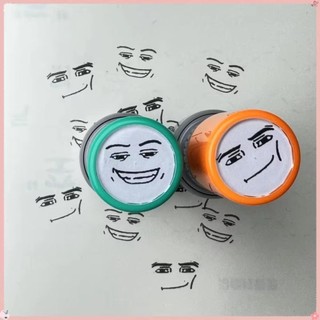 Nhân vật SPIRAKOGEO Con dấu nhạy cảm quang, Đồ chơi trẻ em Con dấu biểu cảm vui nhộn có thể tái sử dụng, Con dấu LED khô nhanh hoạt hình Anime thú vị