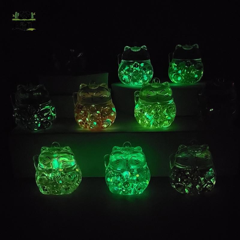 [SHNZDD] 1 Cái Nhựa Hoạt Hình Thu Nhỏ Nhân Vật 3D Dạ Quang Nhỏ Trang Trí Micro Phong Cảnh DIY Nhà Búp Bê Trang Trí Sân Vườn Thủ Công EMKK