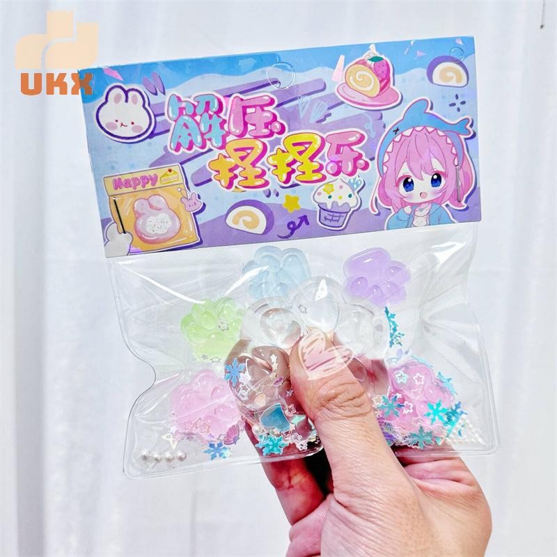 UKX 5 + 1 Dạ Quang Paw Giải Nén Căng Thẳng Đảng Chống Căng Thẳng Đồ Chơi Tăng Cho Người Lớn Trẻ Em Đồ Chơi Co Giãn VN