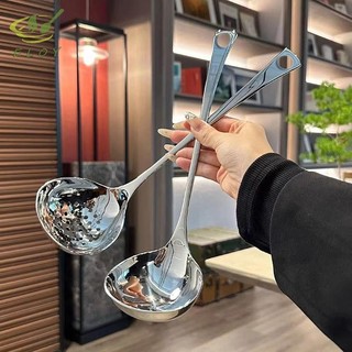 [ELOY] Thìa Inox Tay Cầm Dài Thìa Canh Cho Lẩu Muỗng Rây Rây Nhà Bếp Bộ Đồ Ăn Nấu Ăn Dụng Cụ Thiết Yếu VN