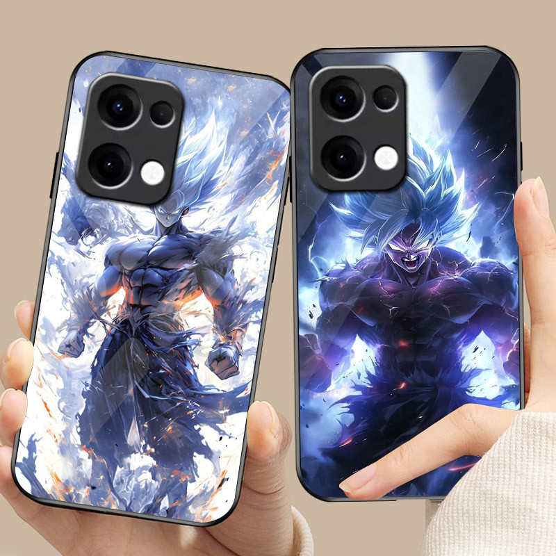 Ốp Điện Thoại dragon ball z goku 08 Kính Cho Oppo A54 A74 4G A79 5G A94 A3X Reno 11 12 13 11F 12F 13F 10 8 Cover