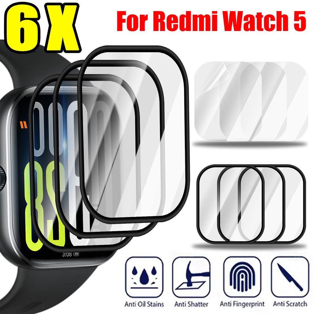 Phim màn hình di động mềm cho Redmi Watch 5 - Clear Not Tempered Glass Full Cover Film - Phim bảo vệ màn hình trong suốt đa năng