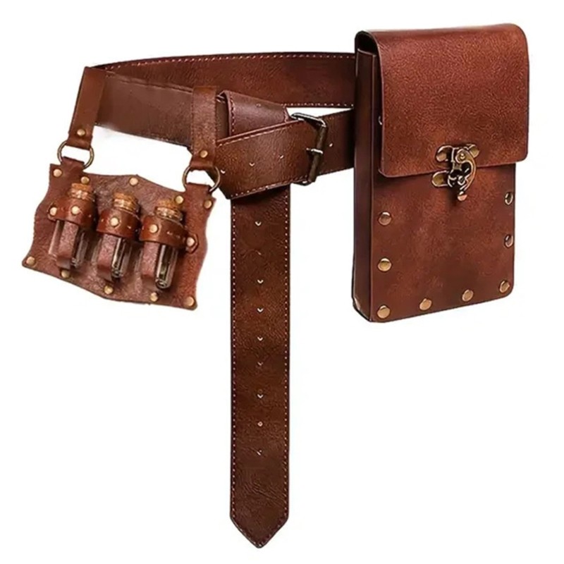 Bầu Trời Nam Phục Hưng Trang Phục Halloween Thời Trung Cổ Cướp Biển Thắt Lưng Túi Fanny Pack Vikinges Trang Phục Phụ Kiện Bộ Cosplay