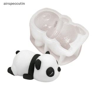 Airspecutin Dễ Thương Gấu Trúc Sữa Pudding Khuôn Silicon Hoạt Hình Dễ Thương Bánh Thạch Khuôn Trang Trí Bánh Nướng Bánh Dụng Cụ Làm Bánh Dụng Cụ Món Tráng Miệng EN