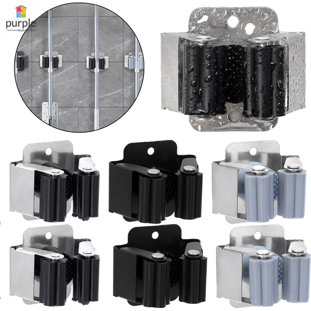 Kẹp chổi khoan bằng thép không gỉ chắc chắn - Kẹp tổ chức nhà bếp chống thấm nước