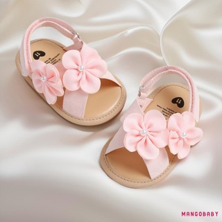 MG-Baby Bé Gái Xăng đan Mùa Hè Dễ Thương Hoa Lớn Giày Đế Chống Trơn Trượt Cho Trẻ Sơ Sinh Giày Tập Đi Đầu Tiên