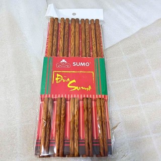 [Giá Xưởng] Combo 10 Đôi Đũa Gỗ Tự Nhiên Sumo– Đũa Gỗ Cao Cấp, Không Hóa Chất, An Toàn Cho Sức Khỏe