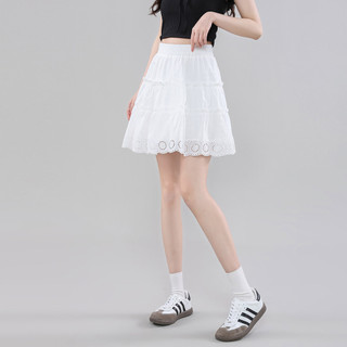 【Hạn giờ】Váy Ngắn Ren Chống Chói, Co Dãn Eo, Phù Hợp Mùa Hè