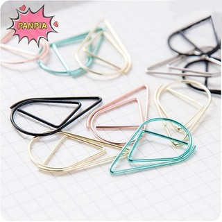 Pnpia 50 Miếng Kim Loại Hình Thả Dễ Thương Đánh Dấu Trang Kẹp Văn Phòng Phẩm Boutique