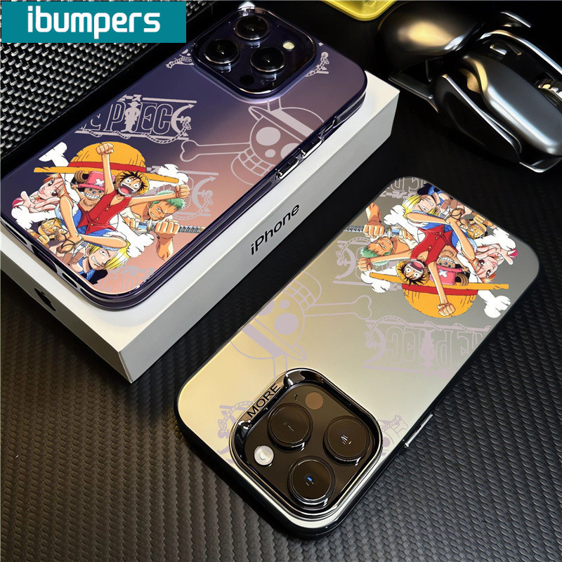 ibumpers Ốp Lưng IPhone Xinh Họa Tiết Một Mảnh Độc Đáo Ốp Điện Thoại IMD Cứng Trơn Chống Bẩn Chống Sốc Cho IPhone 16 15 14 12 13 11 Pro Max