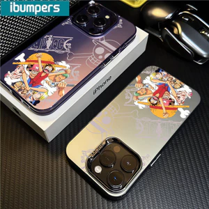 ibumpers Ốp Lưng IPhone Xinh Họa Tiết Một Mảnh Độc Đáo Ốp Điện Thoại IMD Cứng Trơn Chống Bẩn Chống Sốc Cho IPhone 16 15 14 12 13 11 Pro Max