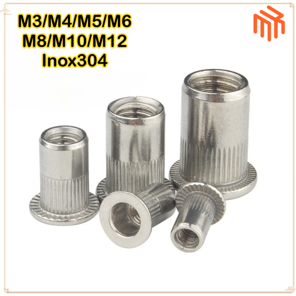 [MX1] Tán ecu rút inox 304 size M3 M4 M5 M6 M8 M10 M12 loại tốt / Đai ...