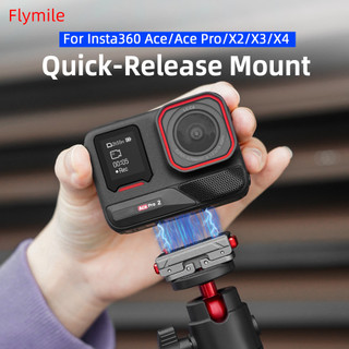 Dành Cho Insta360 Ace Pro2 / Ace Pro Kim Loại Phát Hành Nhanh Đế X4 / X3 Từ adapter Đế Bao Phụ Kiện camera