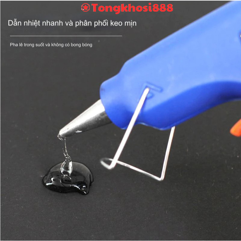 PVN59194 Có vỉ Máy Bắn Keo Nến, Dụng Cụ Bắn Keo Silicon Nhỏ Thường 20w