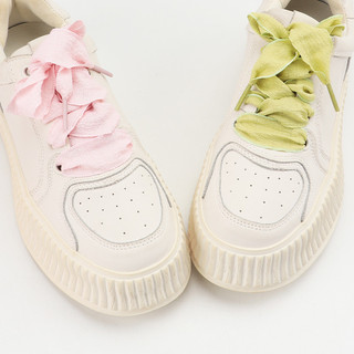 Lụa Phẳng 2.5CM Chiều Rộng Dây Giày Cho Giày Sneaker Nhiều Màu Sắc Đuôi Cá Xếp Ly Dây Giày Xù Một Lớp Dây Giày Phụ Kiện