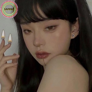 Safenh 1 Cặp Hợp Thời Trang Đen Zircon Ngôi Sao Bông Tai Dành Cho Nam Nữ Cặp Đôi Trắng Cá Tính Hip-hop Bông Tai Dự Tiệc Phụ Kiện Trang Sức VN
