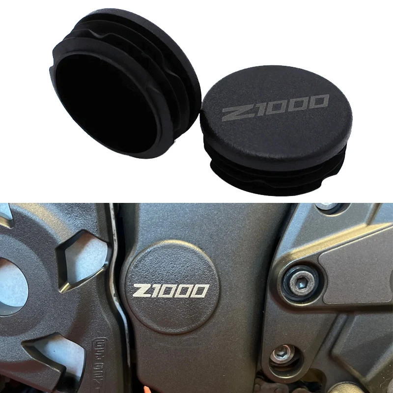 2PC Khung Lỗ Nắp Cắm Trang Trí Khung Nắp Bộ Phù Hợp Cho Kawasaki Z1000 Z1000SX z1000 Versys1000 2011-2021 Xe Máy