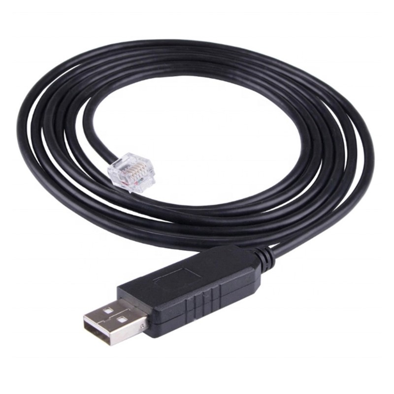 Ior USB sang RJ12 RS232 Dây chuyển đổi Cáp dữ liệu nối tiếp ảo Khả năng tương thích và chức năng sử dụng trong thời gian dài