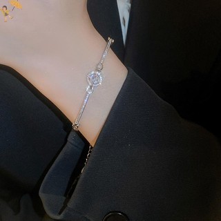 [Gou] Vòng tay Zircon có thể điều chỉnh lấp lánh nhẹ nhàng Thời trang chất lượng cao Vòng tay phù hợp cho nữ Trang sức cưới Quà tặng sinh nhật VN