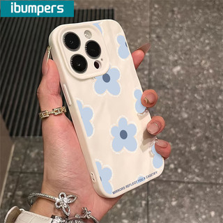 ibumpers Ốp Lưng iPhone Hoa Đơn Giản Họa Tiết Hàn Quốc Ốp Điện Thoại Silicon Mềm Chống Sốc Chống Bẩn Cho Iphone 16 15 14 12 13 11 Pro Max IP 7 8 Plus X XS XR