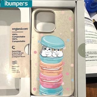 ibumpers Ốp Lưng iPhone Xinh Họa Tiết Macaron Mofusand Dễ Thương Ốp Điện Thoại Dày Dặn Silicon Mềm Chống Sốc Chống Bẩn Cho Iphone 16 15 14 12 13 11 Pro Max IP 7 8 Plus X XS XR