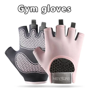 Tmoy 1 Cặp Găng Tay Thể Dục Nam Nữ, Dây Đeo Tay Chống Sốc, Miếng Lót Bọt Thấm Hút, Tập Gym, Crossfit