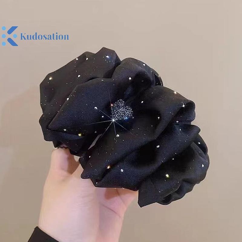 Kudosation Tinh Tế Sáng Bóng Lớn Kẹp Tóc Tính Khí Thanh Lịch Móng Vuốt Tóc Cho Nữ Bé Gái Công Chúa Mũ Đội Đầu Phụ Kiện Tóc Thời Trang Quà Tặng