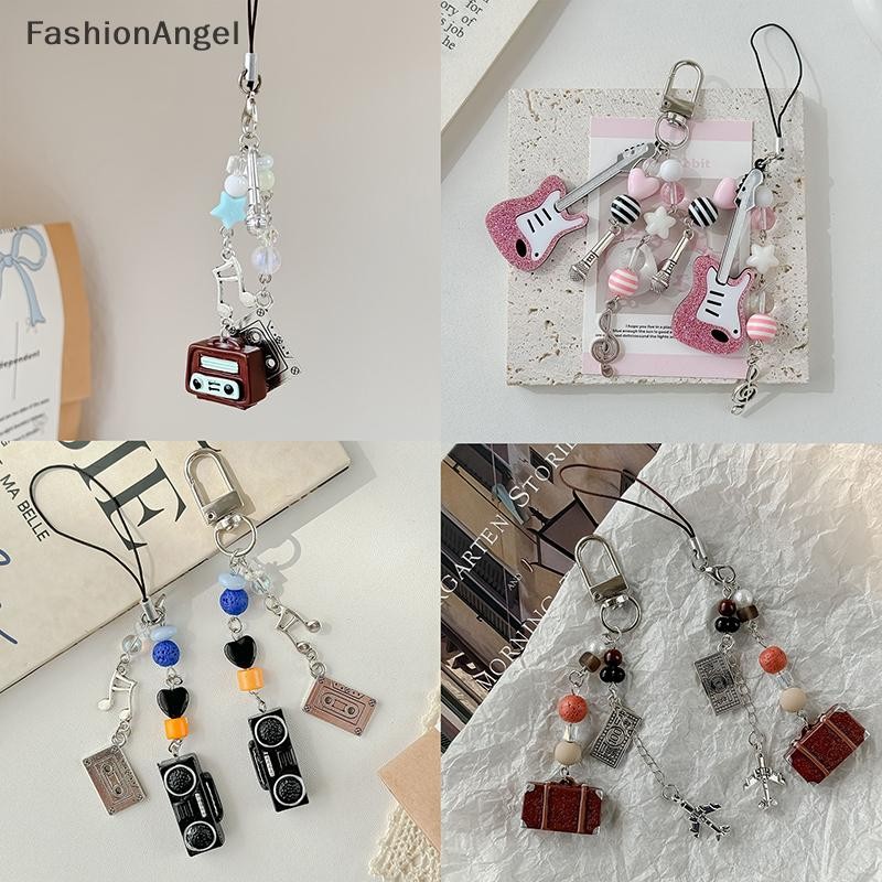 FashionAngel Y2K Điện Thoại Quyến Rũ Màu Hồng Móc Khóa Mặt Dây Chuyền Túi Dây Xích Điện Thoại Phụ Kiện Dễ Thương Cho Bé Gái Nữ Trang Sức VN