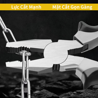 Kìm cắt sắt siêu khỏe cắt đứt mọi loại thép,Kìm cắt thép cao cấp, Kềm điện đa năng bấm 6inch, 8inch