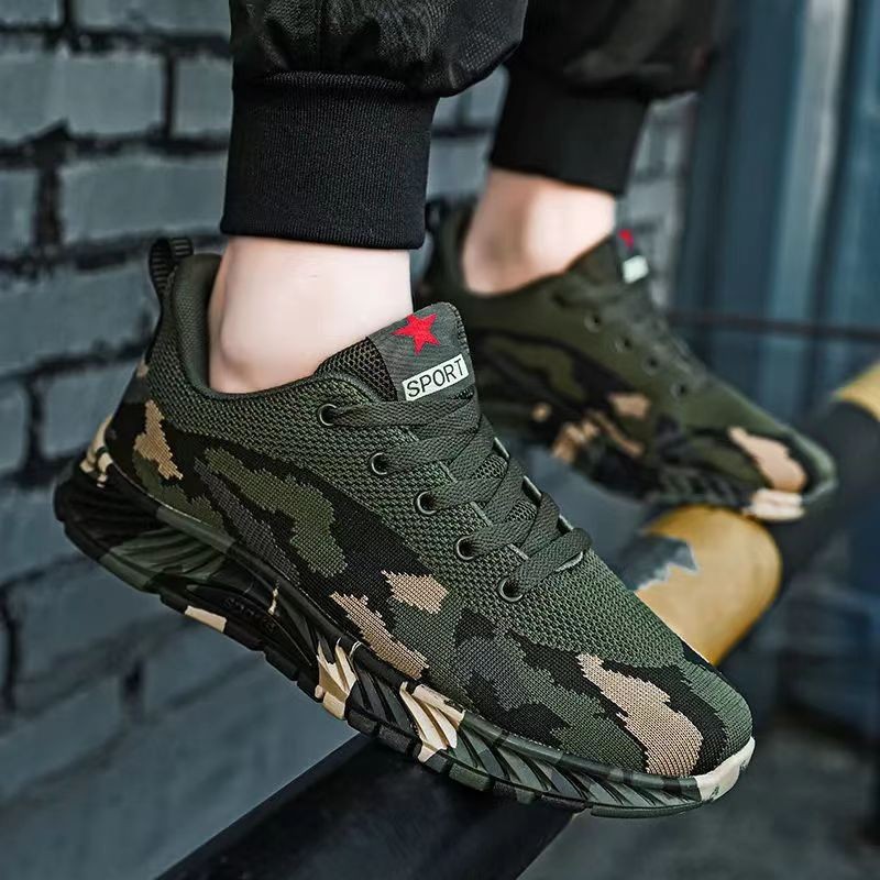 Giày Nam Thể Thao Họa Tiết Camouflage Cho Mọi Hoạt Động