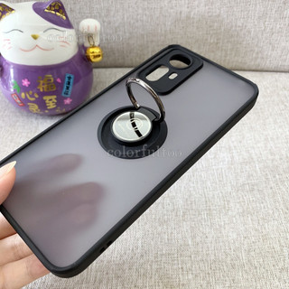 Ốp điện thoại trong suốt Armor Matte cho Honor X9d X9C X9b X9a X 9A X 9B HonorX9C 5G Vỏ chống sốc PC cứng Bảo vệ Camera có giá đỡ vòng từ tính