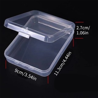 DE 2 Chiếc Hộp Bảo Quản Nhựa Phấn Giá Đỡ Sắp Xếp Lưu Trữ Hộp Bảo Quản Nhỏ